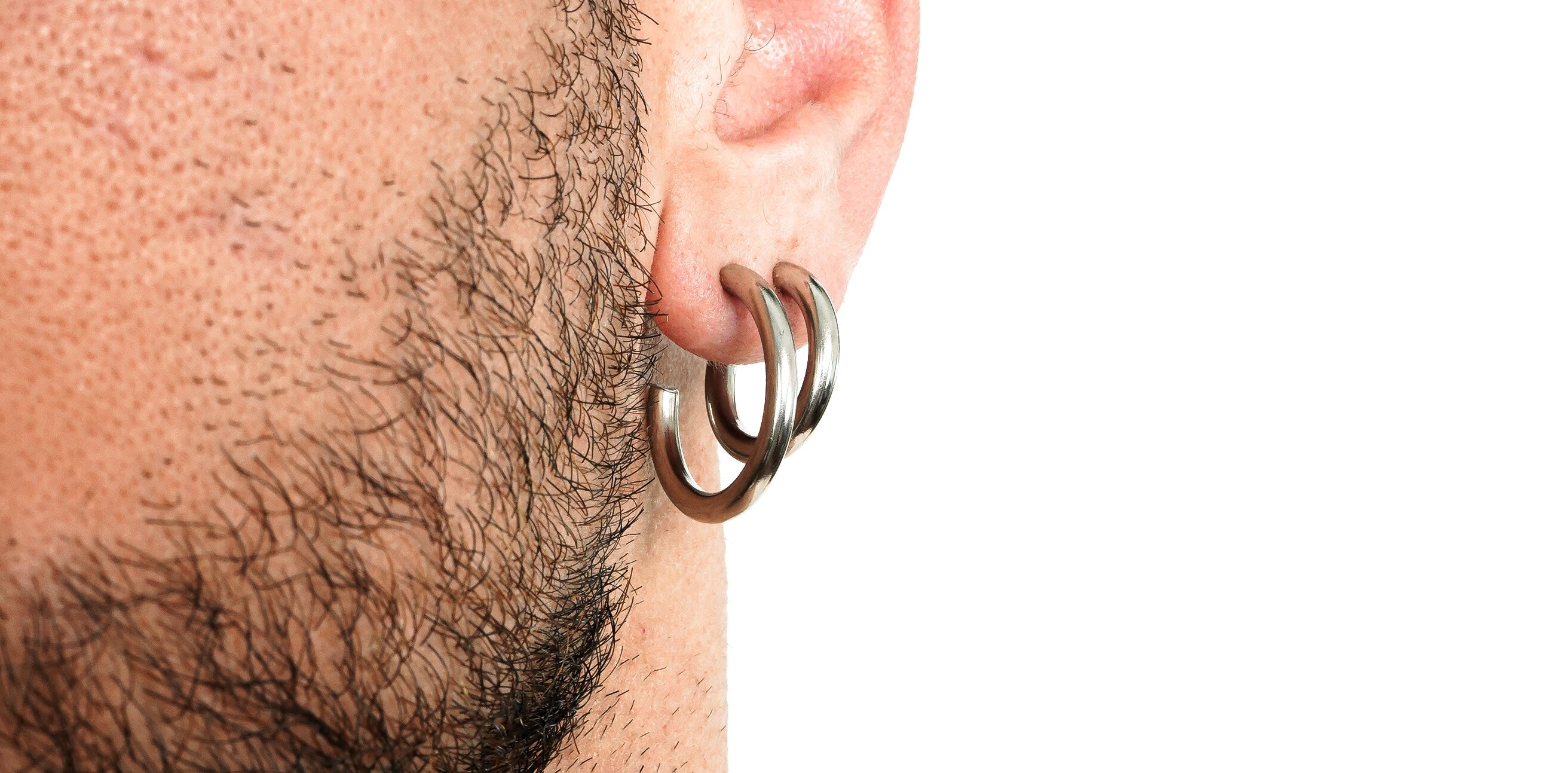 Placcato Oro 1µ – Orecchini base piatta 12mm con anello posteriore (3