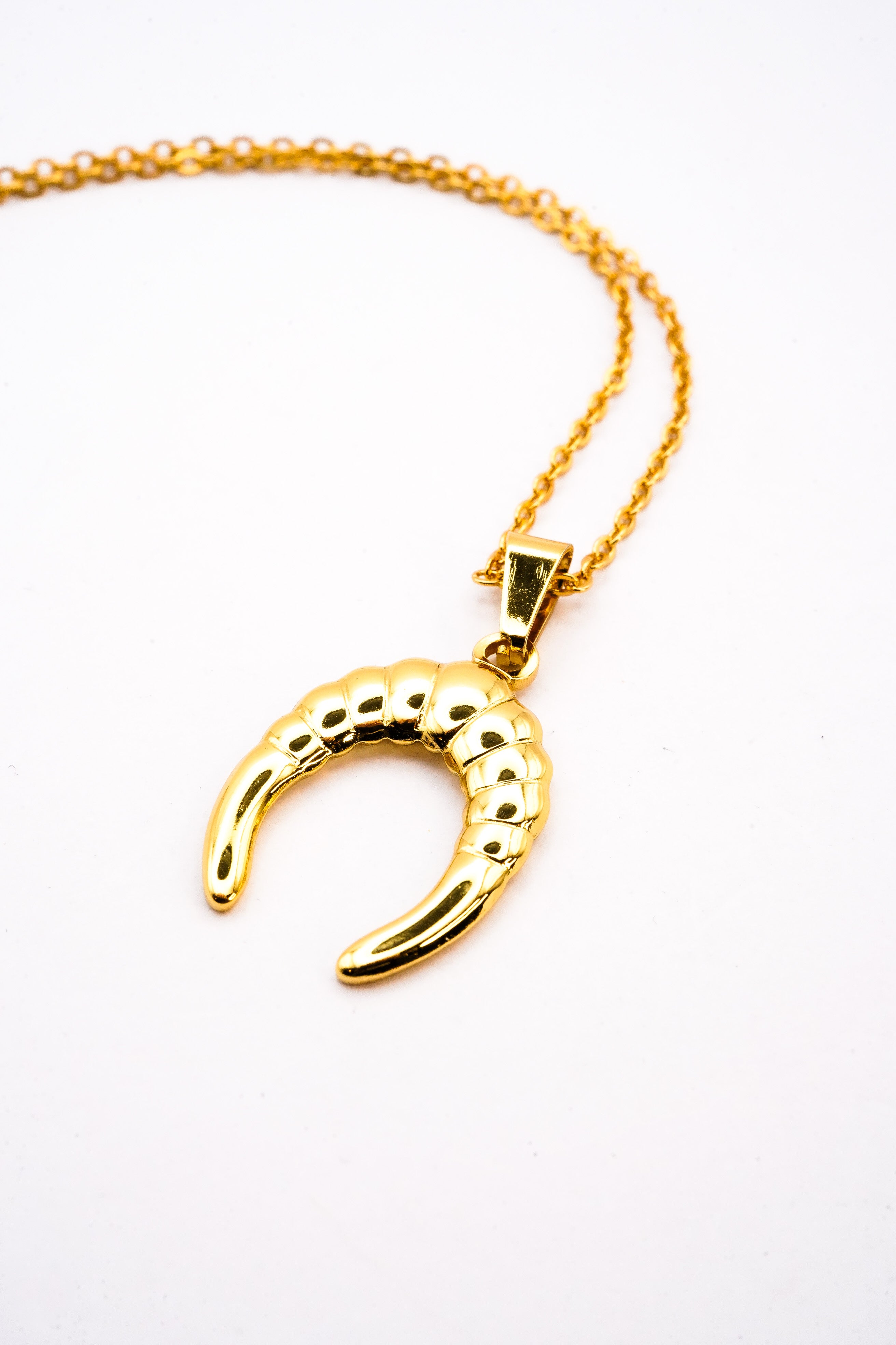 Collana Croissant Donna In Argento 925 Con Catenina - Simbolo Di Successo Ed Eleganza - copertina