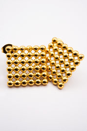 Boucles d'oreilles Grid - Carré