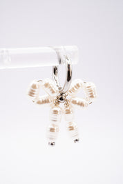 Ribbon Pearl Earrings