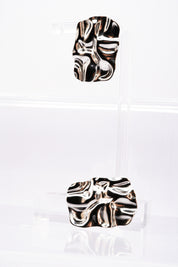 Scrunchy Square Earrings
