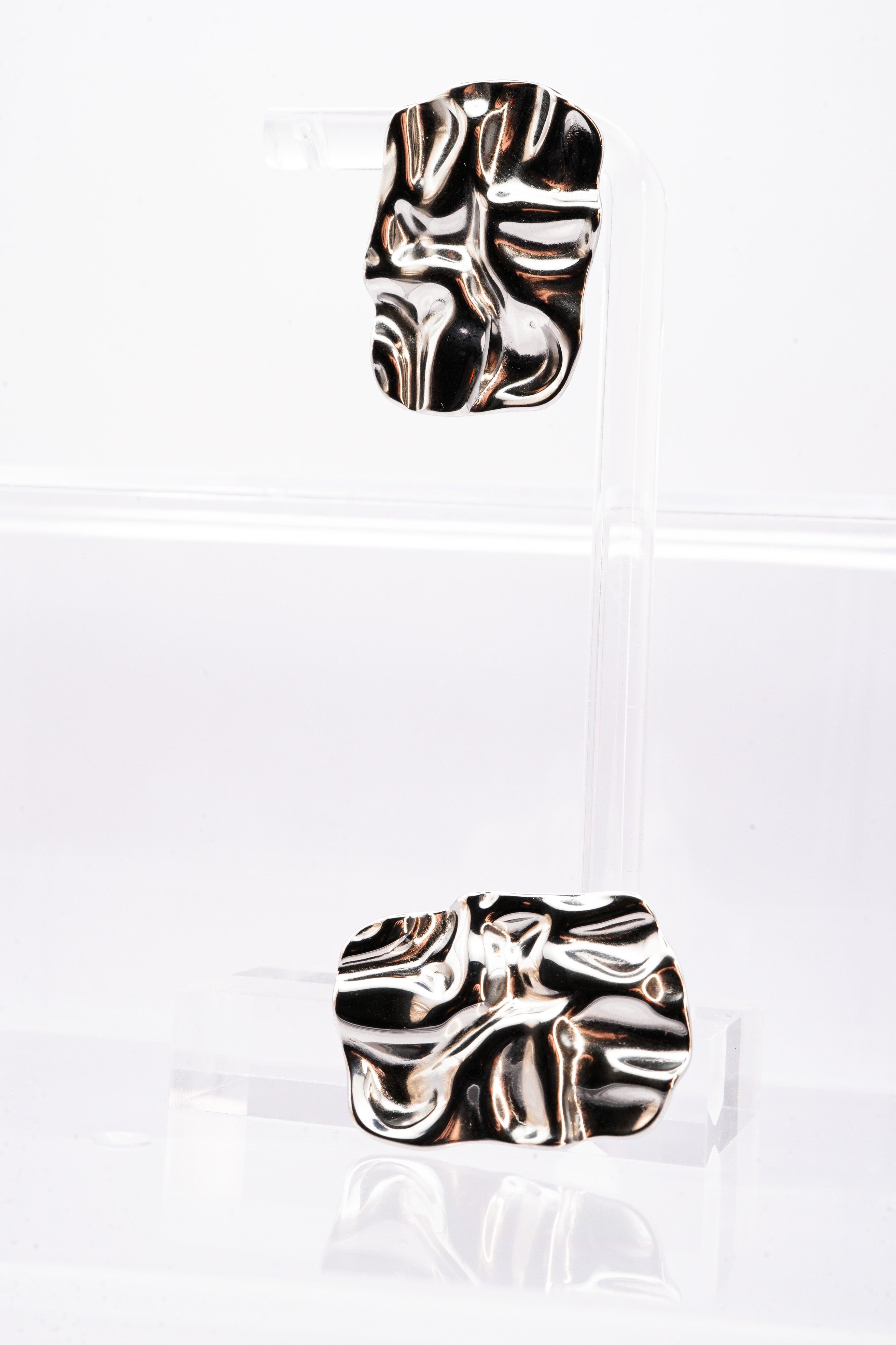Scrunchy Square Earrings