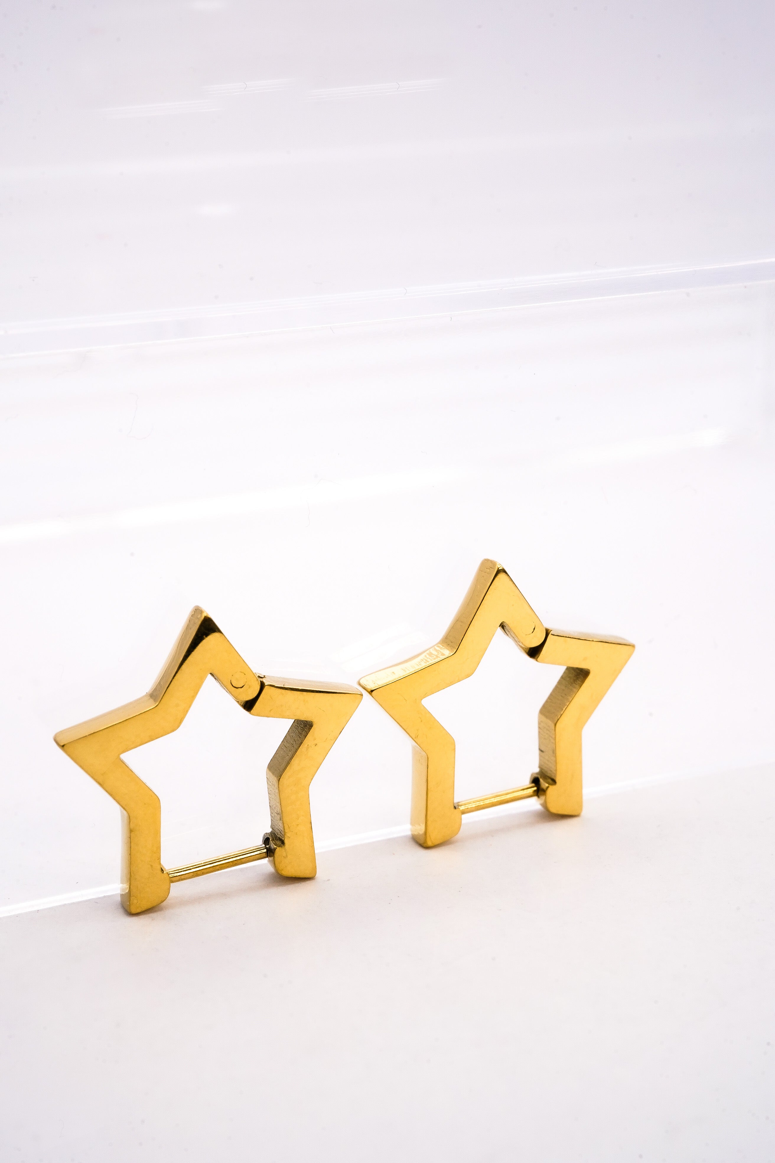 Boucles d'oreilles en forme d'étoile