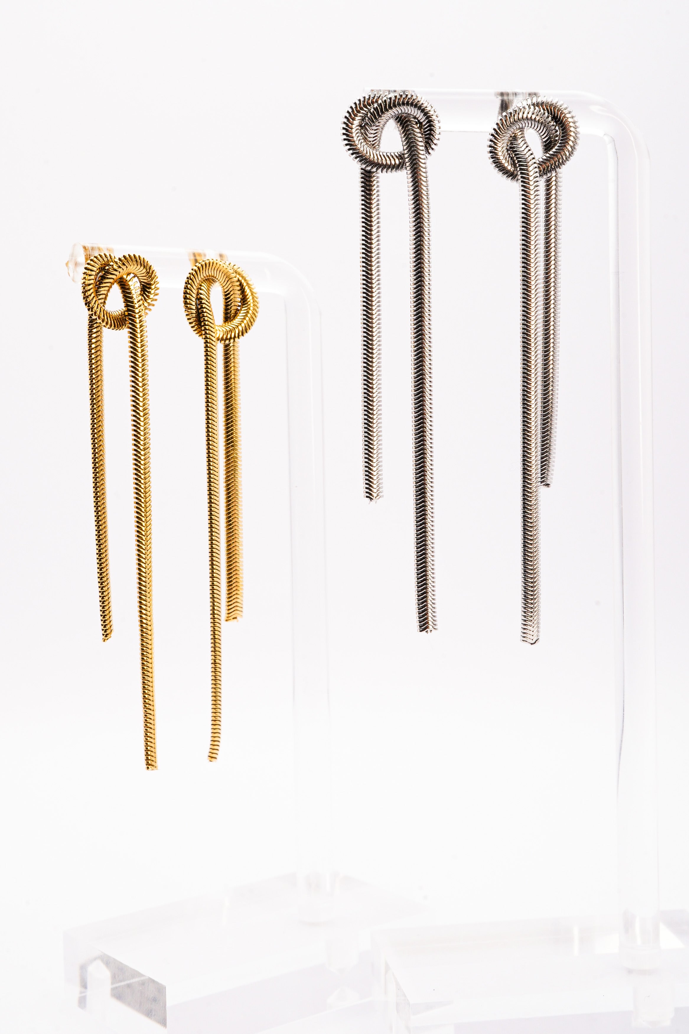 Snake Knot Earrings