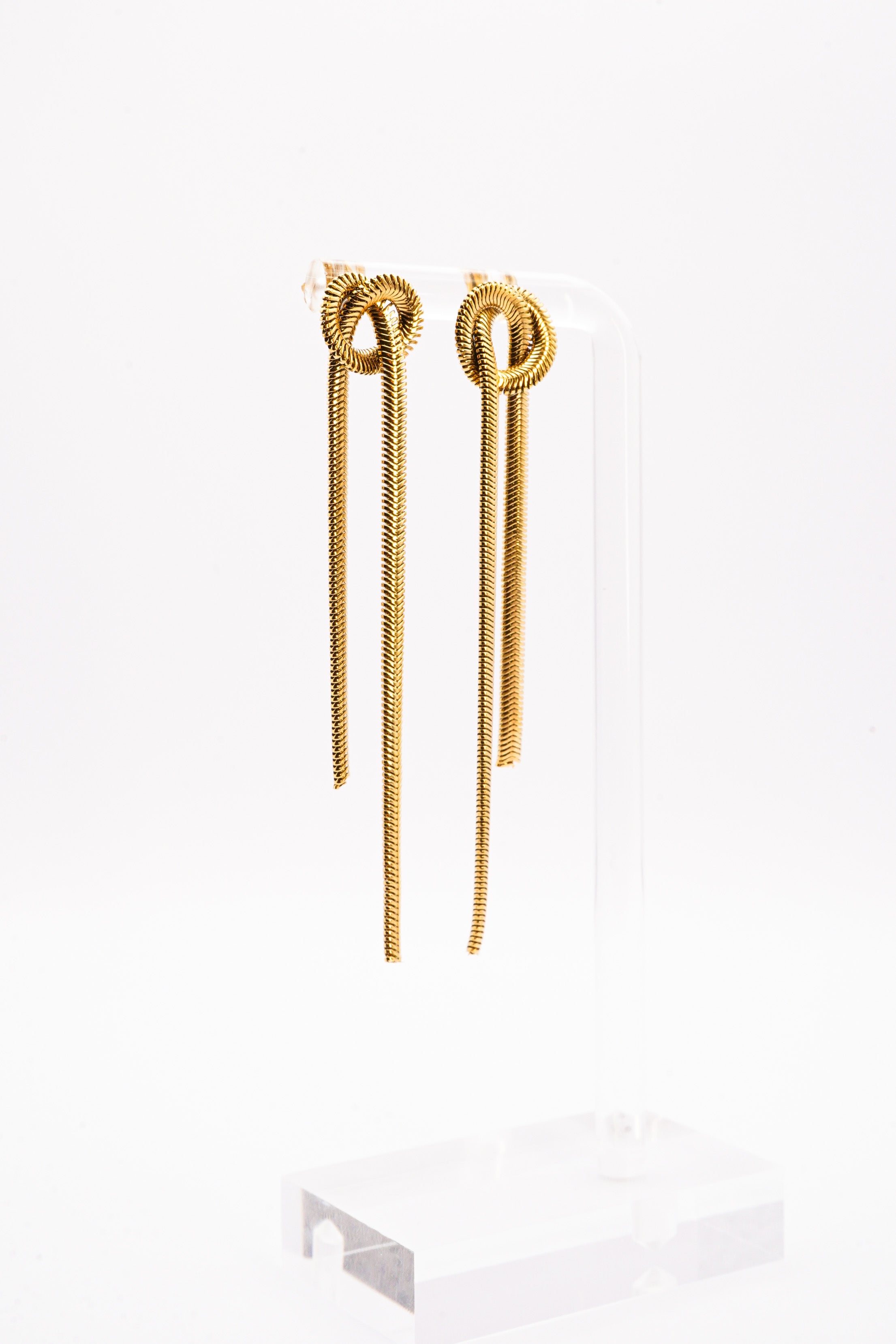 Snake Knot Earrings