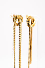 Snake Knot Earrings