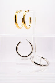 Tube Hoops Earrings