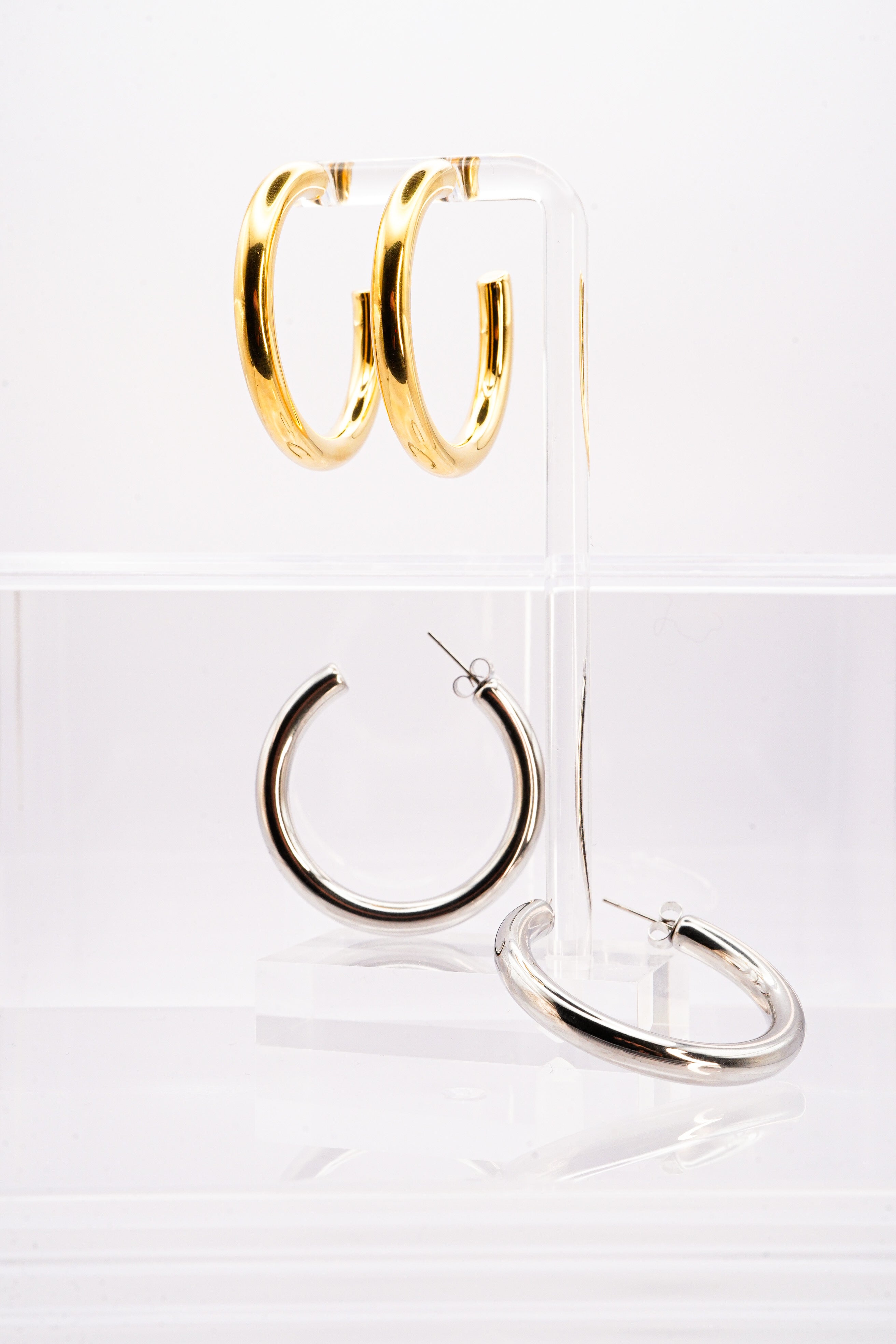 Tube Hoops Earrings