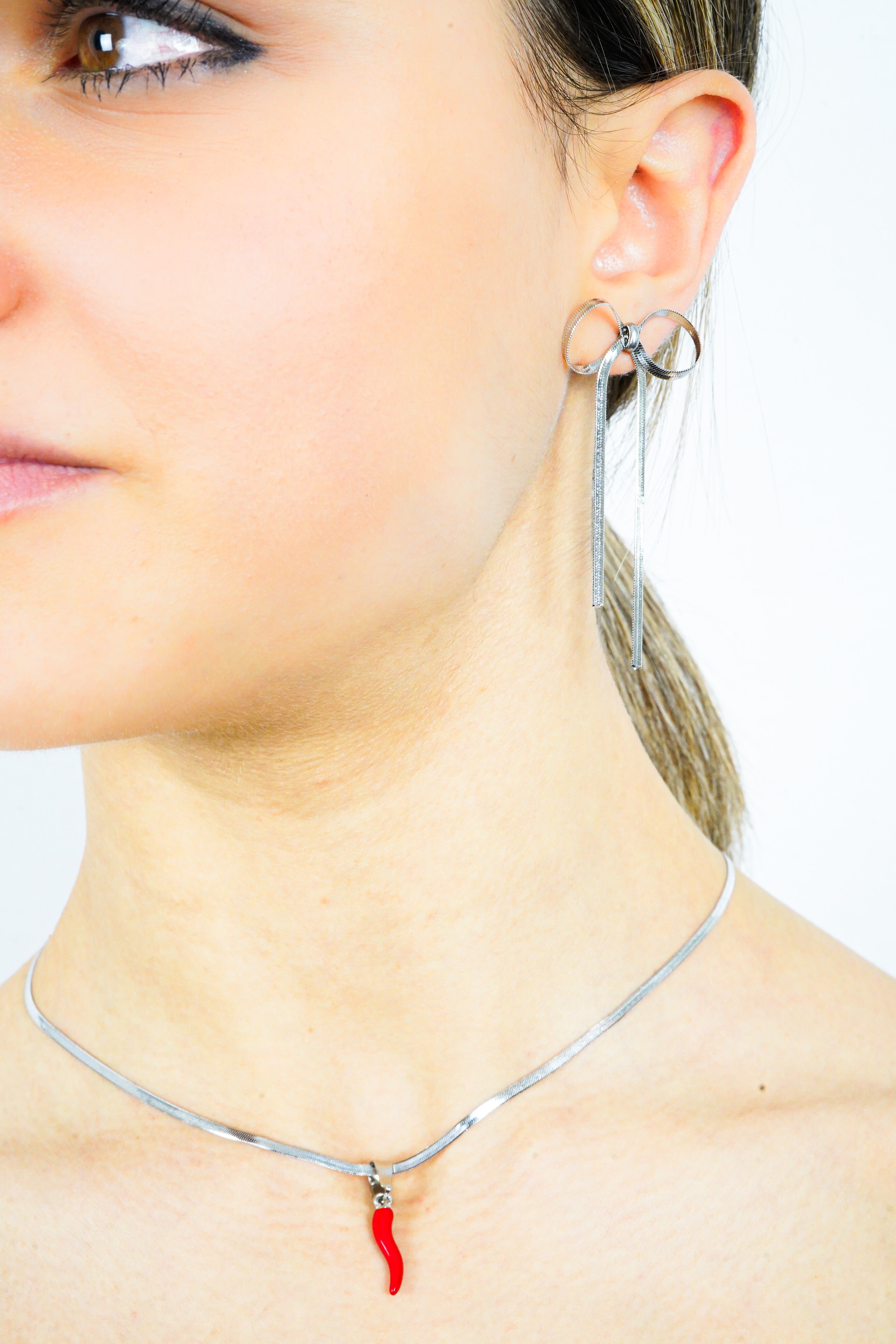Ribbon Snake Earrings