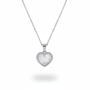 182 cuore madreperla argento