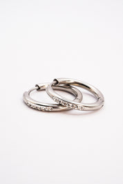 Orecchini Diamond Hoops