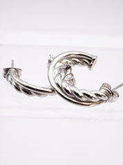Boucles d'oreilles torsadées