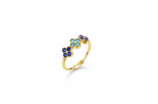 Anello 3 Quadrifogli Blu - Landscape