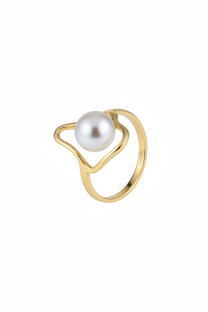 Anello perla oro