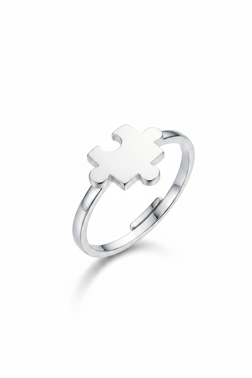 Anello puzzle - argento