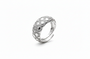 Anello Quilted Argento - Landscape