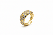 Anello Quilted Oro - Landscape