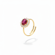 Anello Rosso Rubino - Apertura Parallela