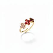 Anello tre fiori - identica alla penultima, senza pallini