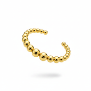 Bangle sfere oro - floating sfondo bianco