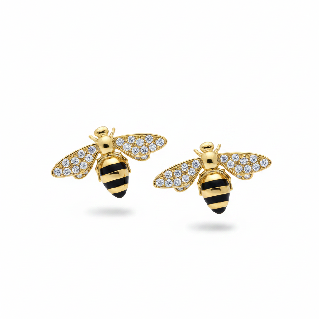 Bee Earrings – 3/4
