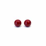 Bottone rosso ciliegia piccolo