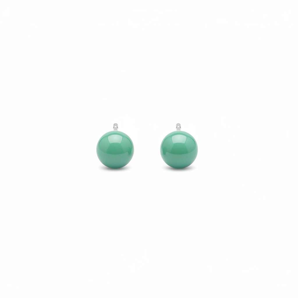 Bottone turchese 4mm