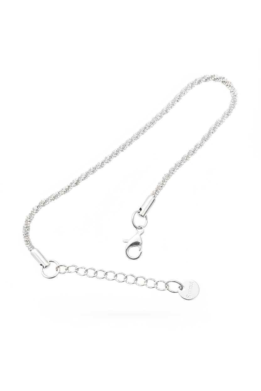 Bracciale argento bianchissimo