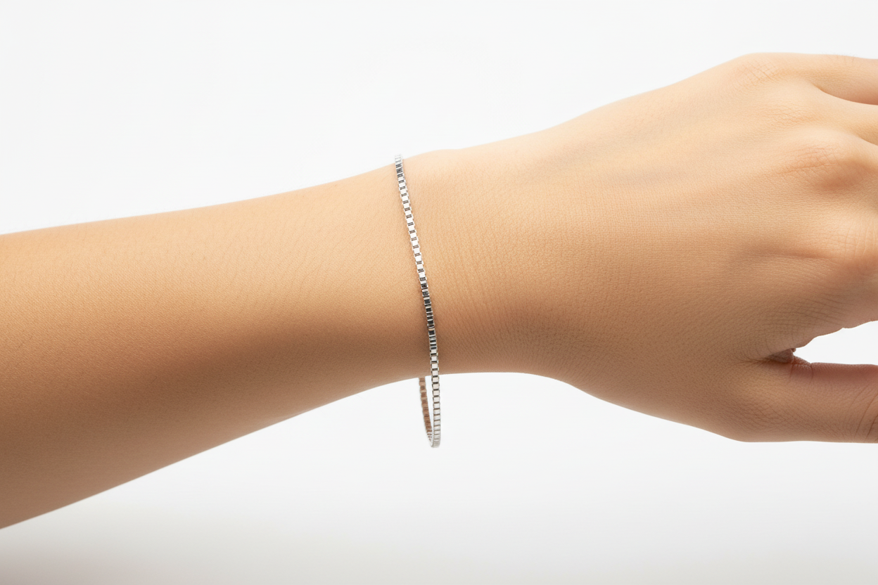 Bracciale argento box