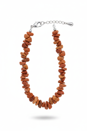 Bracciale argento diaspro rosso - foto professionale
