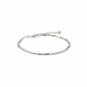 Bracciale argento fondo bianco