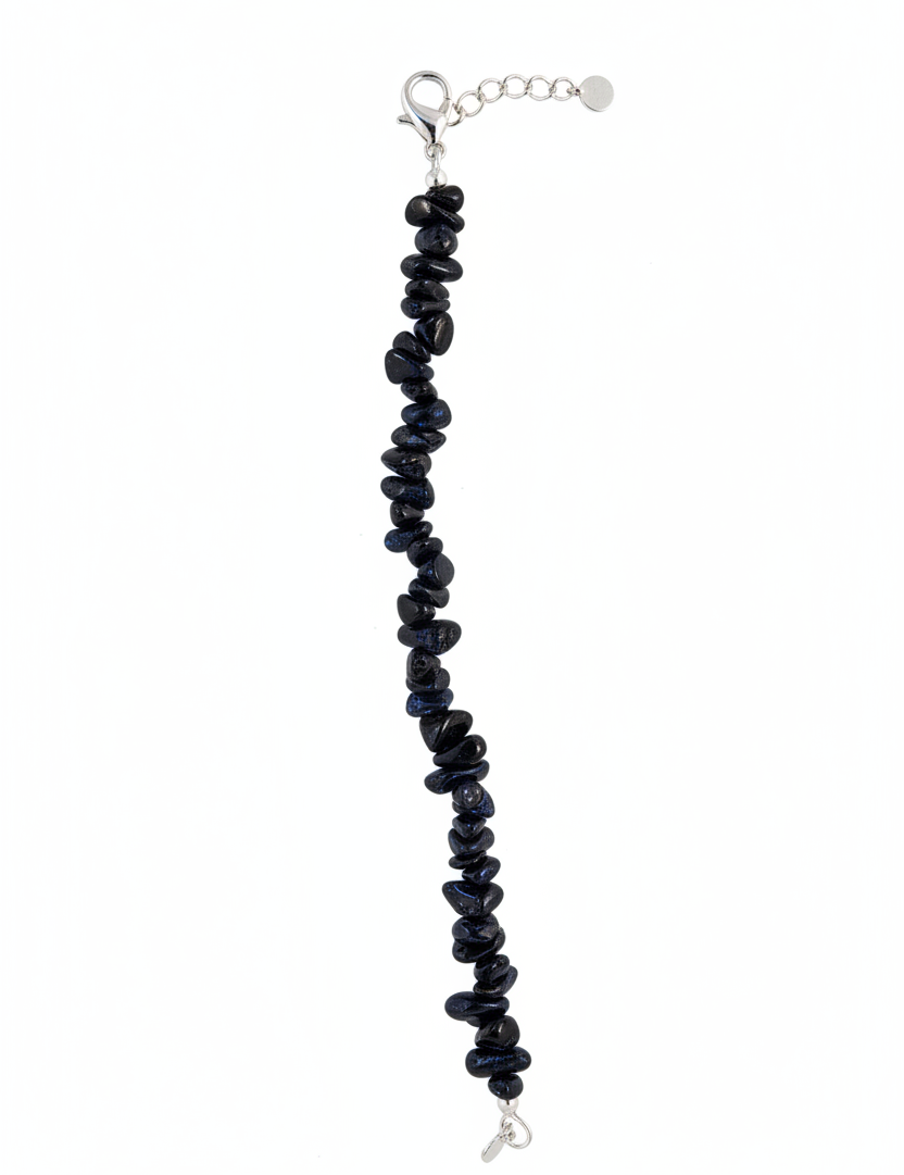 Bracciale argento onice nero - foto professionale