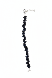 Bracciale argento onice nero - foto professionale