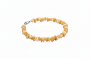 Bracciale argento pietre gialle - foto professionale