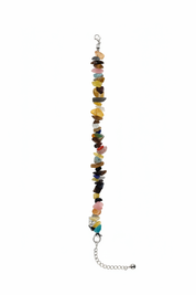 Bracciale argento pietre multicolore - foto professionale