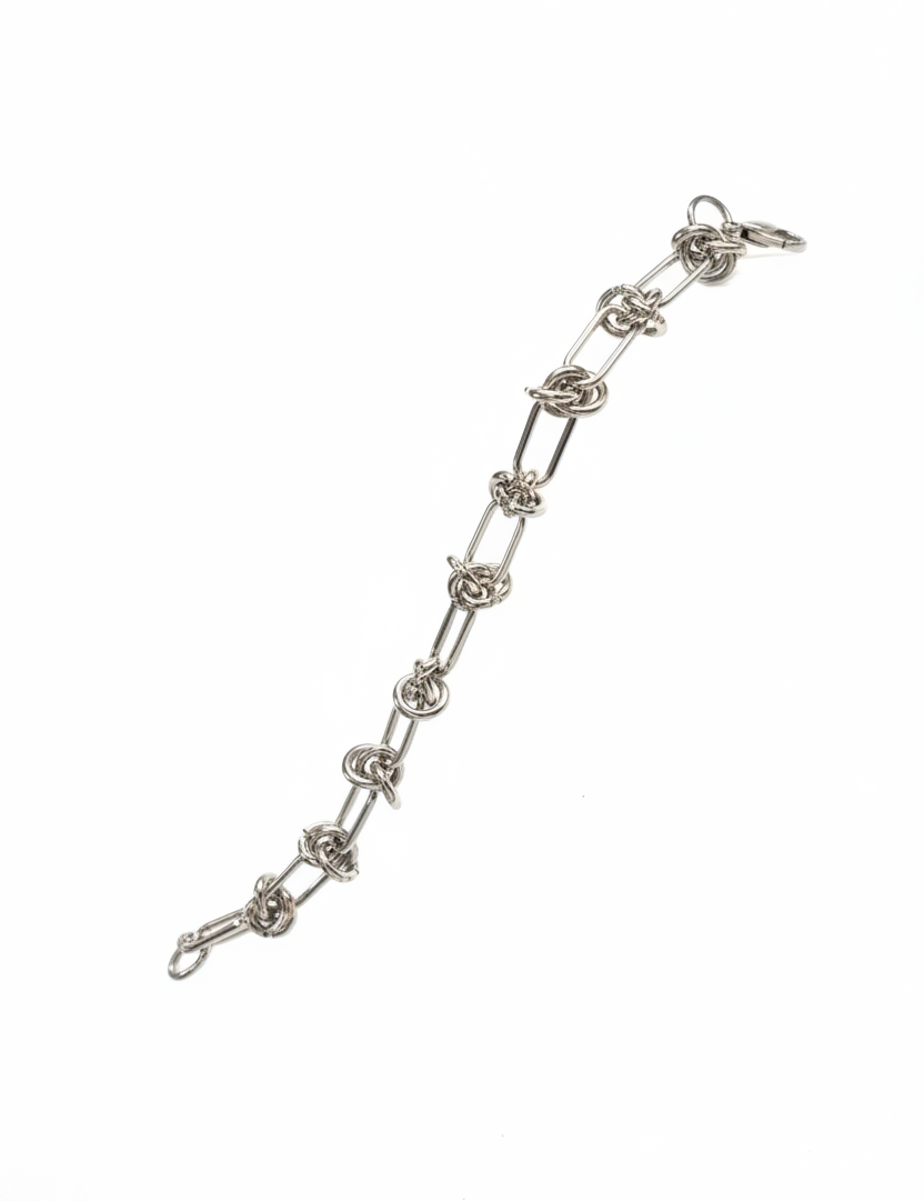 Bracciale Argento Sfondo Bianco