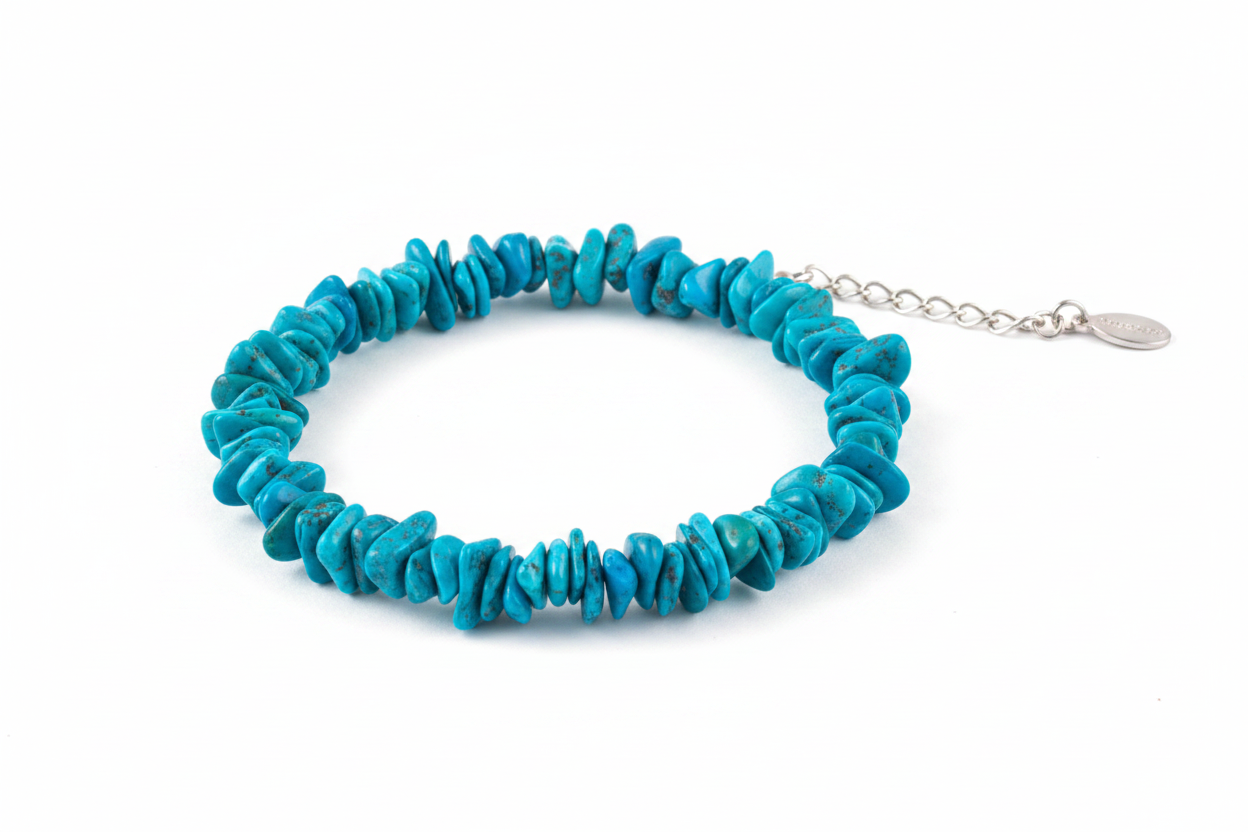 Bracciale argento turchese - foto professionale