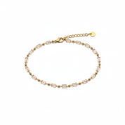 Bracciale baguette oro sfondo bianco 1:1
