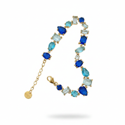 Bracciale blu - sfondo bianco
