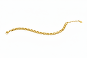 Bracciale catena oro identico all'argento