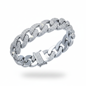 Bracciale Cuban Link Silver - Quadrata