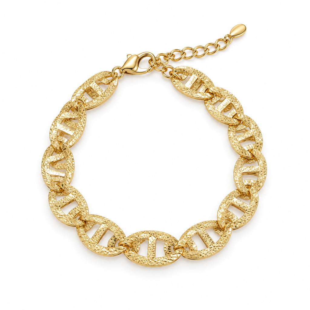 Bracciale dorato coordinato