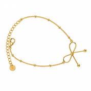 Bracciale fiocco oro