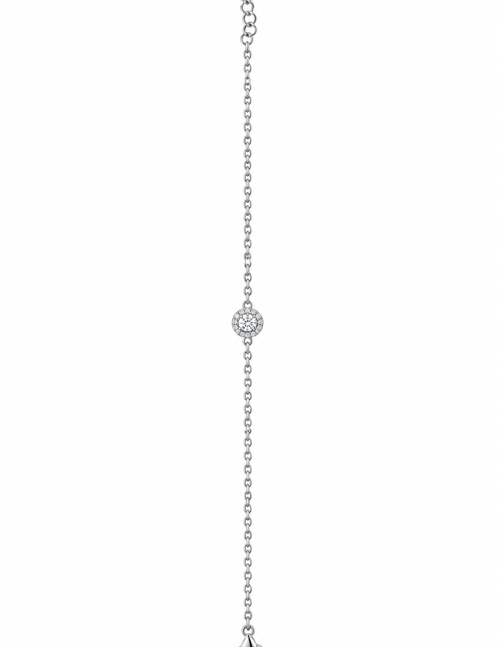 Bracciale Halo Piccolo Argento - Verticale