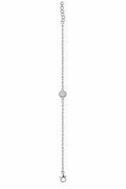 Bracciale Halo Piccolo Argento - Verticale