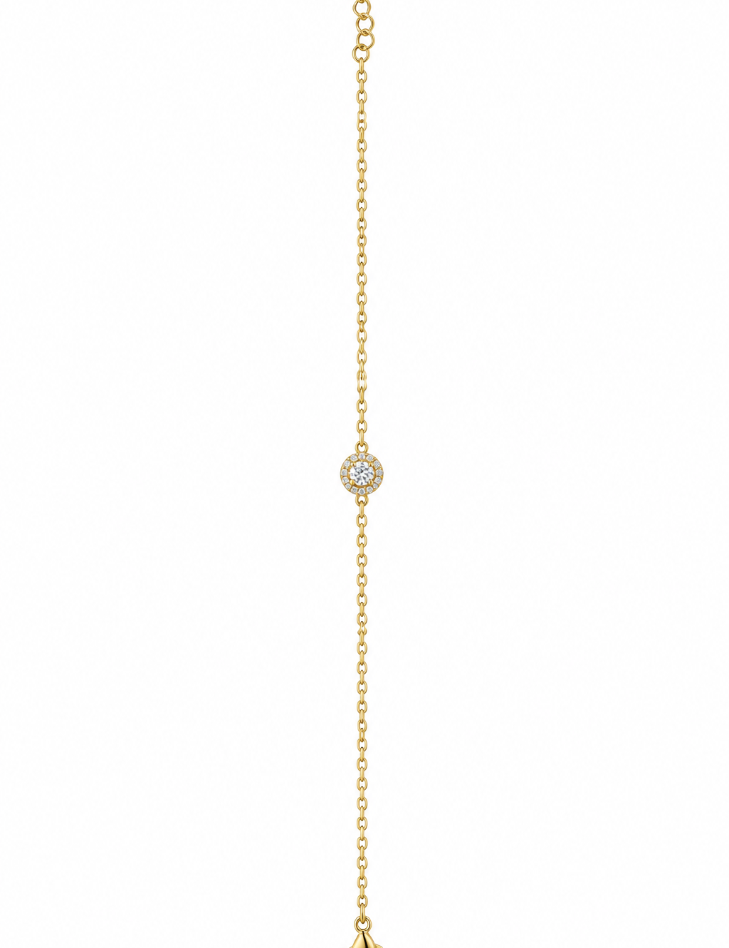 Bracciale Halo Piccolo Oro - Verticale