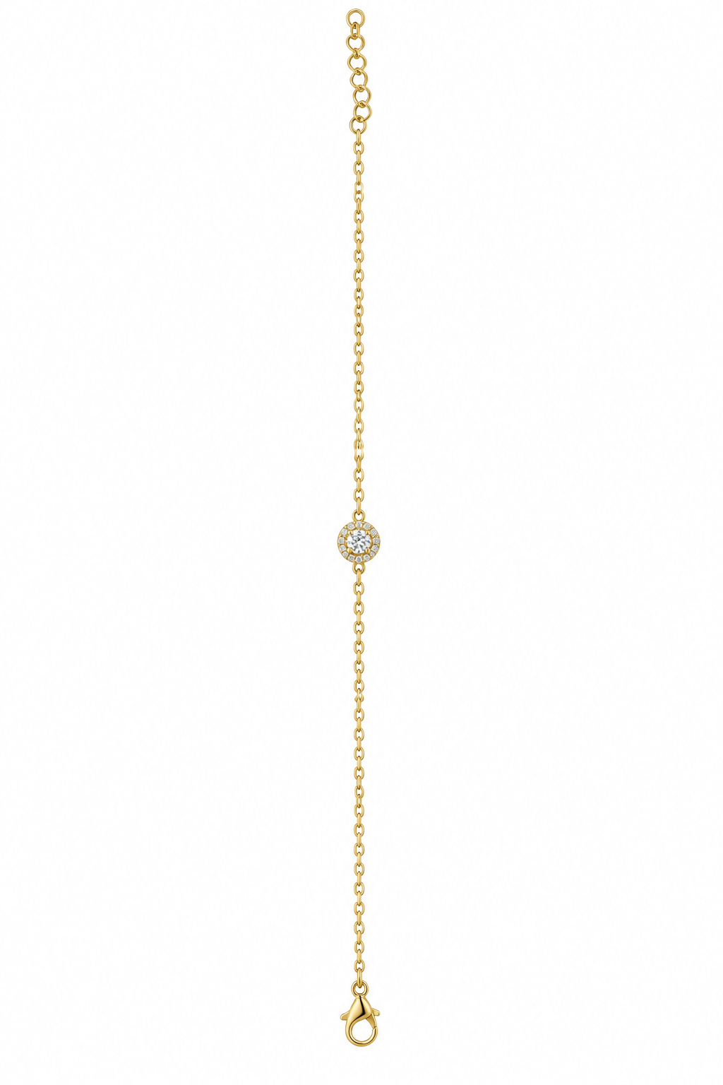Bracciale Halo Piccolo Oro - Verticale