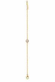 Bracciale Halo Piccolo Oro - Verticale