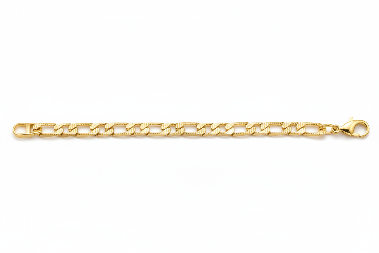 Bracciale maglie aperte oro 2