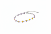Bracciale margheritine lilla